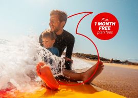 Vodafone | 10% Off + Free Month on Plan Fees