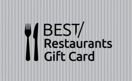 Best Restaurants eGift Card $50