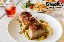 Stacks Bar Restaurant | Complimentary dessert or beverage